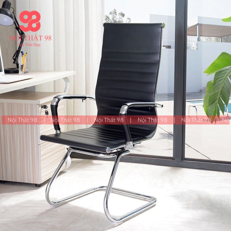 Ghế quỳ da lưng cao chân nhún - QDLC01