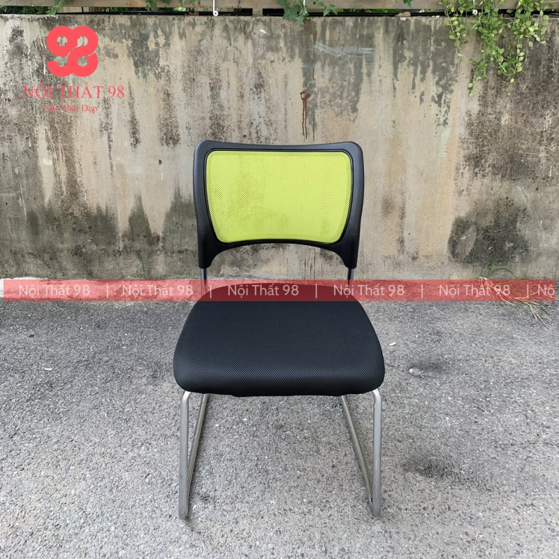 Ghế Chân Quỳ Lưới Không Tay Xanh Lá